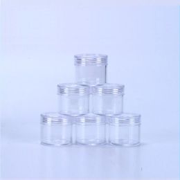 Cosmetic Empty Jar 20ML/20Gram Transparent Small Round Bottle Clear Plastic Pot Container For Face Cream Eyeshadow Sample Nail Art Stor Cphf