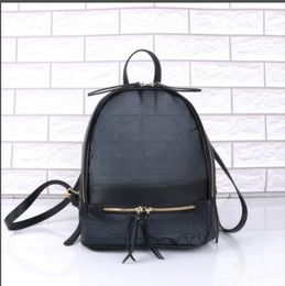 Designer Black embossing Backpacks Handbags Men Women PU Leather Backpack School Bag Fashion Knapsack Back pack Presbyopic Rucksack Shoulder Bags5