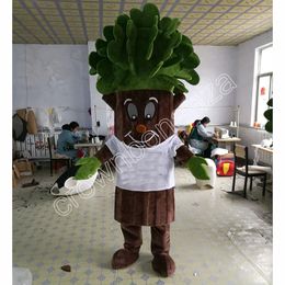 New green tree Mascot Costume Walking Halloween Suit Large Event Costume Suit Party dress Apparel Carnival costume