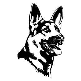 9 7 15 5CM German Shepherd Alsation Dog Car Stickers Personality Vinyl Decal Car Styling Truck Accessories Black Silver ca-314270K