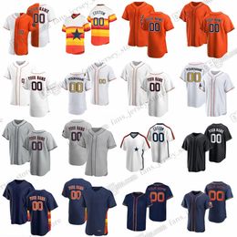 27 Jose Altuve Custom Baseball Jersey Yordan Alvarez Nolan Ryan Bregman Abreu Jose Abreu Hunter Brown Yainer Diaz Matt Gage Luis Garcia Brandon Bielak