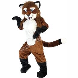 New Cartoon Fox Mascot Costumes Halloween Christmas Event Role-playing Costumes Role Play Dress Fur Set Costume