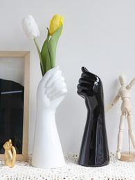 Vases Modern Simple Home Nordic Body Art Ceramic Ins Decorative Decor Room Decoration Flower Vase