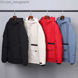 Men's Jackets Men's Winter Jacket Fashion Brand White Duck Down Jacket Men's Hooded Down Jacket Warm Coat Designer Black Coat Parkas Men's Z230816