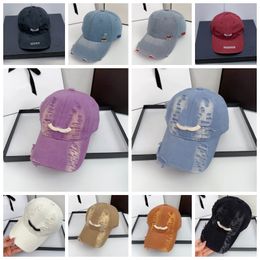 Designer Baseball Hats Women Men Caps Luxury Embroidery Woven Letters Logo Cotton Denim Adjustable Hat Street Fashion Cap Multiple Choice