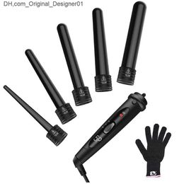 Professional 5-in-1 curling stick set with replaceable stylist hair clips 3 buckets of curling iron Z230816