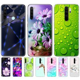 For xiaomi Redmi Note 8T Case Silicone Painting Soft TPU For xiaomi Redmi Note 8 Case Fundas Coque Redmi NOTE 8 PRO Case cat