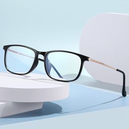 Sunglasses Frames TGCYEYO TR90 Blue Light Blocking Men's Square Glasses Radiation Protection Eyeglasses Women Transparent Fashion Eyewear