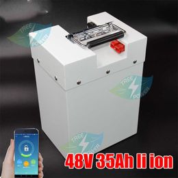 48v 35ah lithium ion battery pack with BMS for 48V 2500W 15kw 10kw 1000w efoil board tricycle bike scooter + 5A Charger