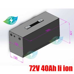 Electric scooter Battery 20S 72V 40Ah 84V li ion rechargeable battery 3000W with BMS motorcycle+10A charger