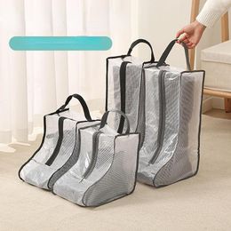 Storage Bags Waterproof Long Boots Bag Rain Shoes High Heels Protector Travel Luggage Dustcover Makeup Zipper Pouches Item Organizers