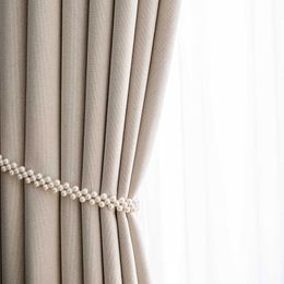 Curtain 310cm Height Faux Linen Textured Curtain for Living Room 370GRAM/m² Darkening Bedroom Curtain Thermal Insulated Curtain