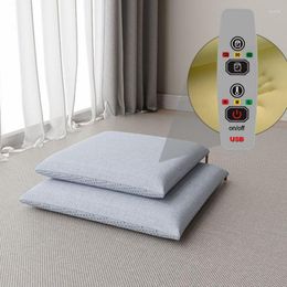 Pillow Heated Throw Pad 3 Heat Settings & Timer Overheating-Protection 41x41cm Fast Heating Fuzzy