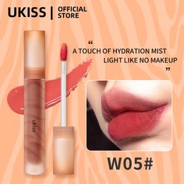 Lipstick UKISS Lip Gloss Tint Hydration Mist Matte NonFading NonStick Cup Long Lasting Waterproof 230816