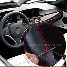 Steering Wheel Covers Car Universal Braid For E39 E46 E53 E87 F01 F02 F30 F32 F10 F11 F07 F20 Soft Fibre Leather Accessories