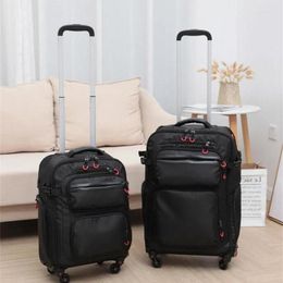 Valigie Oxford Business Travel Rolling Suitcase Men da 22 pollici Baggage Borse Dimensioni 20 Trolley