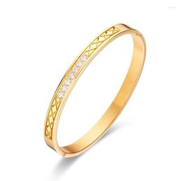 Bangle Multilayer Party Crystal Bangles Gold Color Stack Bracelets For Women Fashion Jewelry Wholesale