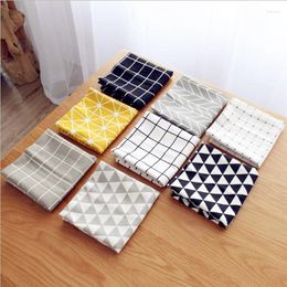 Table Runner 40x60cm Simple Rectangle Cotton Napkin Towels Dining Mat Set Of 6 Kitchen Place For Bowl Plate Pad Coasters