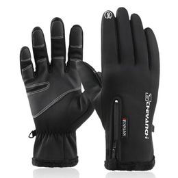 Five Fingers Gloves Thermal Ski 1 Pair Waterproof Cycling Running With Upgraded Fingertip Touch Screen Function for Men and Women 230816