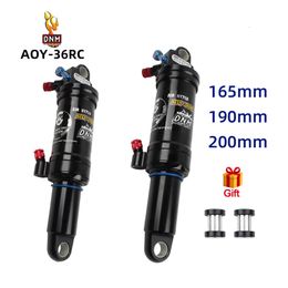 Bike Groupsets DNM AOY 36RC MTB Shock Abosorber 165mm 190mm 200mm Soft Tail Manual Control Lockable Rebound Bicycle Air Rear Cycling Part 230815