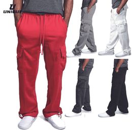 Mens Pants Cargo Track Street Bottoms Winter Fitness Gym Workout Running Training Exercise Breathable Soft Male Sweatpant 230815