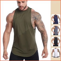 Men's Tank Tops High Quality Loose Fit Top For Running And Fitness Men Moisture-Wicking Quick-Drying