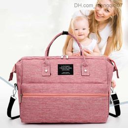 Diaper Bags Large capacity Diaper bag waterproof casual laptop bag milk bottle bag baby sleeping bag Z230816