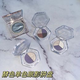 Eye Shadow Joocyee fermented monochrome eyeshadow matte fine glitter sequins earth color everyday personality green blue 101 230815