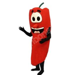 New Adult Cute Chilli Mascot Costume Walking Halloween Suit Large Event Costume Suit Party dress Apparel Carnival costume
