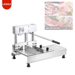 Commercial Bone Sawing Machine Manual Frozen Meat Chop Trotters Slicer Hand Pressure Meat Cutter