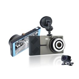 5.0 inch car dvr 1080P HD Dash Cam Dual Lens Camera 120 Wide Angle Video Cycle Recording Vehicle for truck recorder X500