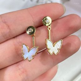 Dangle Earrings Uilz Korean Fashion Butterfly Drop For Women Girls Drip Oil Simple Animal Earring Party Jewellery Wholesale Birthday