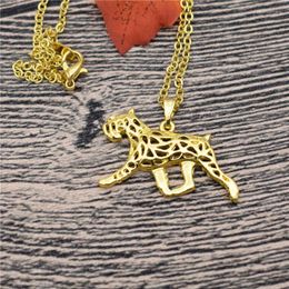 Pendant Necklaces LPHZQH Fashion Cute Cartoon Dog Boho Chi Necklace Schnauzer Terrier Choker For Women Jewellery Christmas Gift