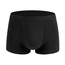 Underpants 3d Cutting Shorts Panties Soft Breathable Men's Mid-rise Elastic U-convex For Comfortable Underwear Experience