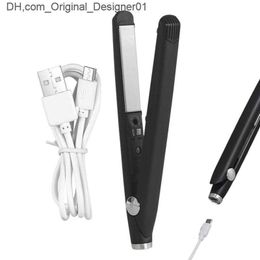 2-in-1 mini curly hair ironing and straightening machine Professional curling pliers Ceramic electric salon hair styling tool ironing Z230816