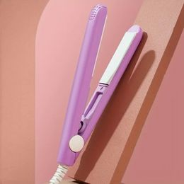 Dual-Use Mini Hair Curling Iron and Straightener Stick - Easy and Convenient Hair Styling Tool for Lazy Girls