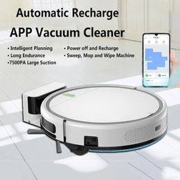 Electronics Robots 3600PA Robot Vacuum Cleaner Smart Automatic Charging Navigation Area On Map Intelligent Home Appliance Sweeping Sweepe 230816