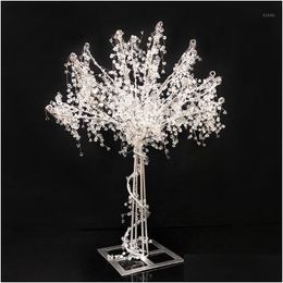 Party Decoration Style Crystal Beaded Tree For Decoration/2Pcs A Lot Centrepiece Drop Delivery Home Garden Festive Supplies Event Dhvhz