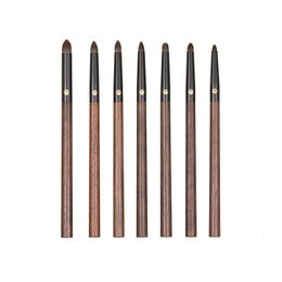 Makeup Tools Professional Handmade Brushes 1PC Washed Horse Hair Pencil Eye Shadow Blending Brush Walnut Handle Make Up 230816