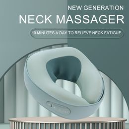 Pillow Neck Massager Back Massager for Neck Pain Relief Inflatable Shoulder Massager with Rechargeable and Cordless Pillow for Travel 230815