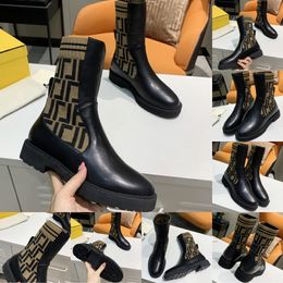 Designer boots Silhouette Ankle Boot martin booties Stretch High Heel Sneaker Winter womens shoes chelsea Motorcycle Riding woman Martin00