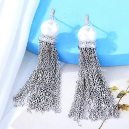 Dangle Earrings Missvikki Summer Long Chains Tassel For Women Bridal Wedding Party Be Original Boho Charm Lady Girl Gift Jewellery Ins