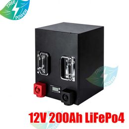 12V 200ah lifepo4 battery pack 12V lifepo4 200AH waterproof lithium ion battery pack 12v batteries for inverter boat motor