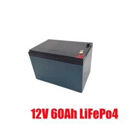 Lithium Solar Battery Lifepo4 Battery 12v 60ah Deep Cycle Lithium Battery + 10A charger