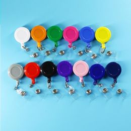 Retractable Ski Pass ID Card Badge Holder Reel Pull Key Name Tag Card Holders Recoil Reels For School Office Company Vsndr