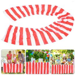 Table Cloth PVC Oil-proof Waterproof Skirt Tablecloth Wedding Party Practical Baby Christmas Decorations