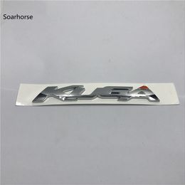 Soarhorse For Ford KUGA Chrome ABS Decal Car Rear Trunk Lid Letters Badge Logo Emblem Sticker290s