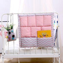 Bed Rails Bed Hanging Storage Bag Baby Nest Cot Bumper Bed Baby Cotton Crib Organizer Toy Diaper Pocket for Crib Bedding Sets Baby Matress 230816