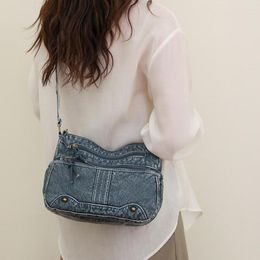 Evening Bags Fashion Denim Women Bag Lady Handbags Shoulder Messenger Jeans Women's Tote Cowboy