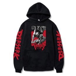 Mens Hoodies Sweatshirts Men Japanese Anime Berserk Hoodies Casual Cool Oversized Breathable Sweatshirts Women Harajuku Y2k Unisex 230815